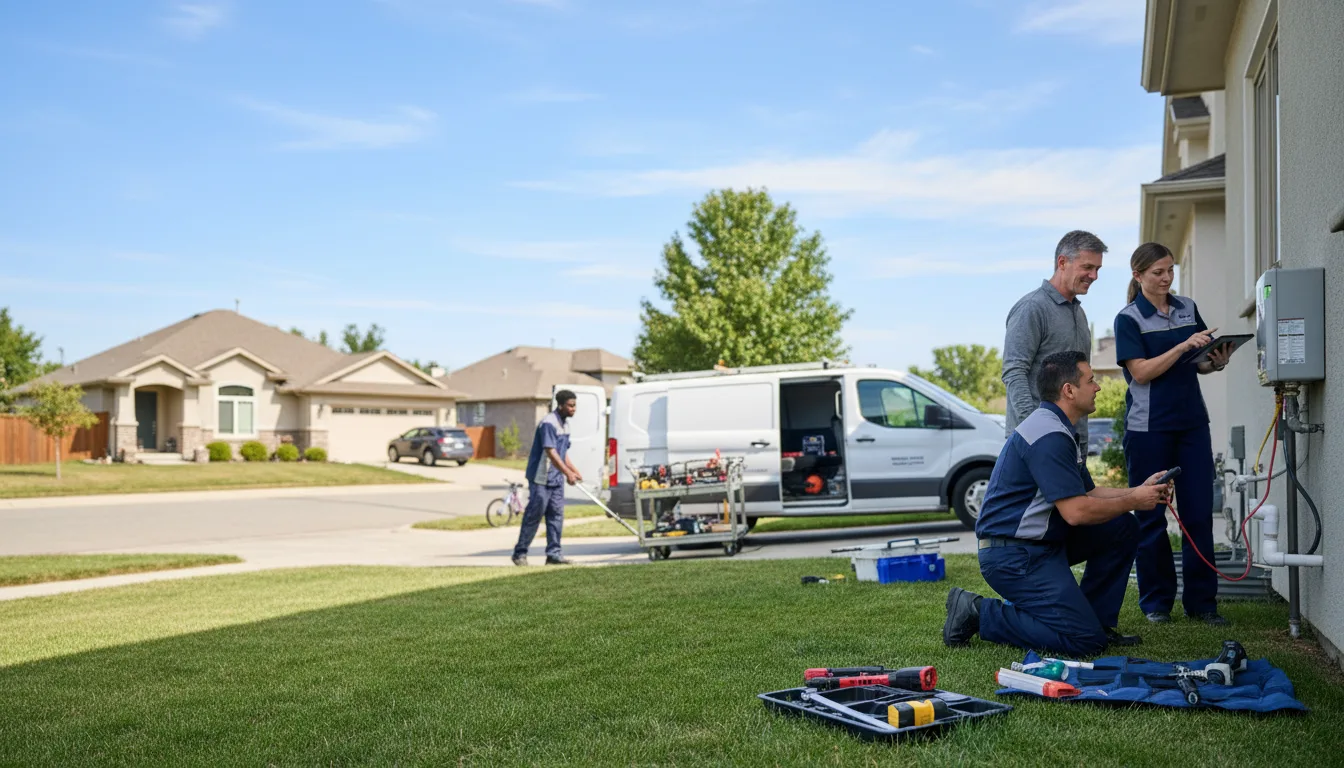 Tankless water heater service in Brooklyn, WI